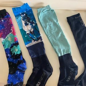 Ladies riding socks for tall boots